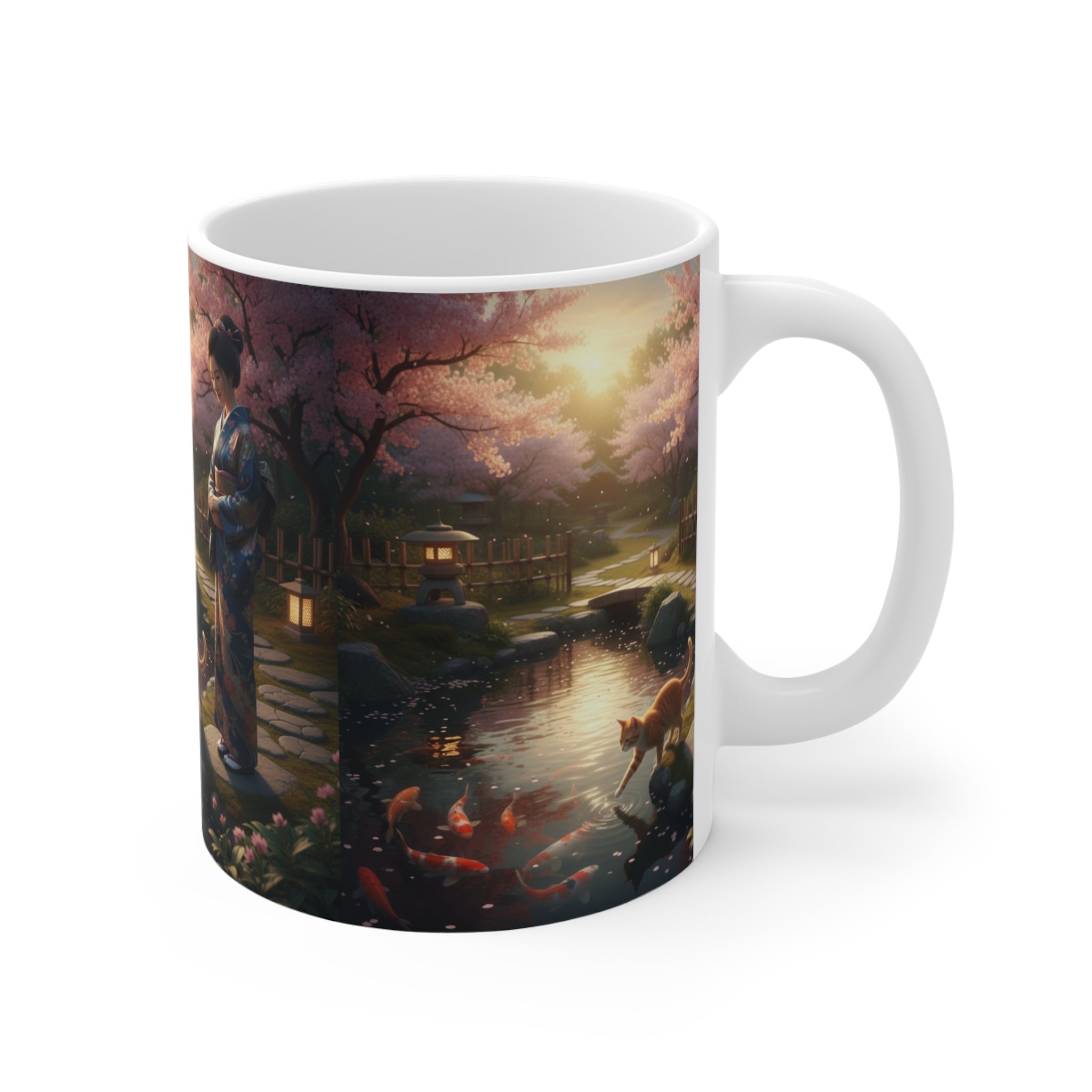 Japanese Garden Mug - AI Market Visuals Mug