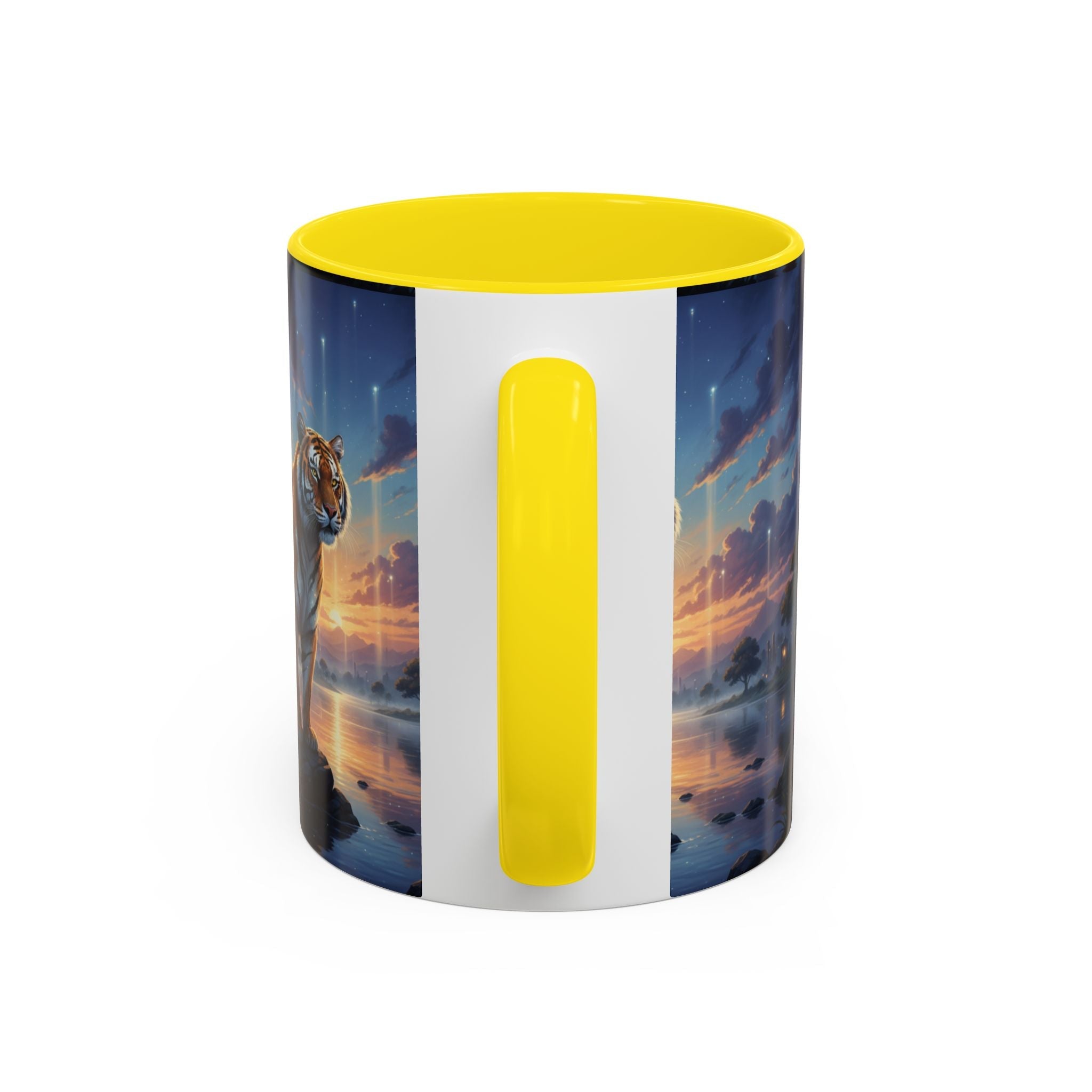 Tiger Sunset Coffee Mug - AI Market Visuals Mug