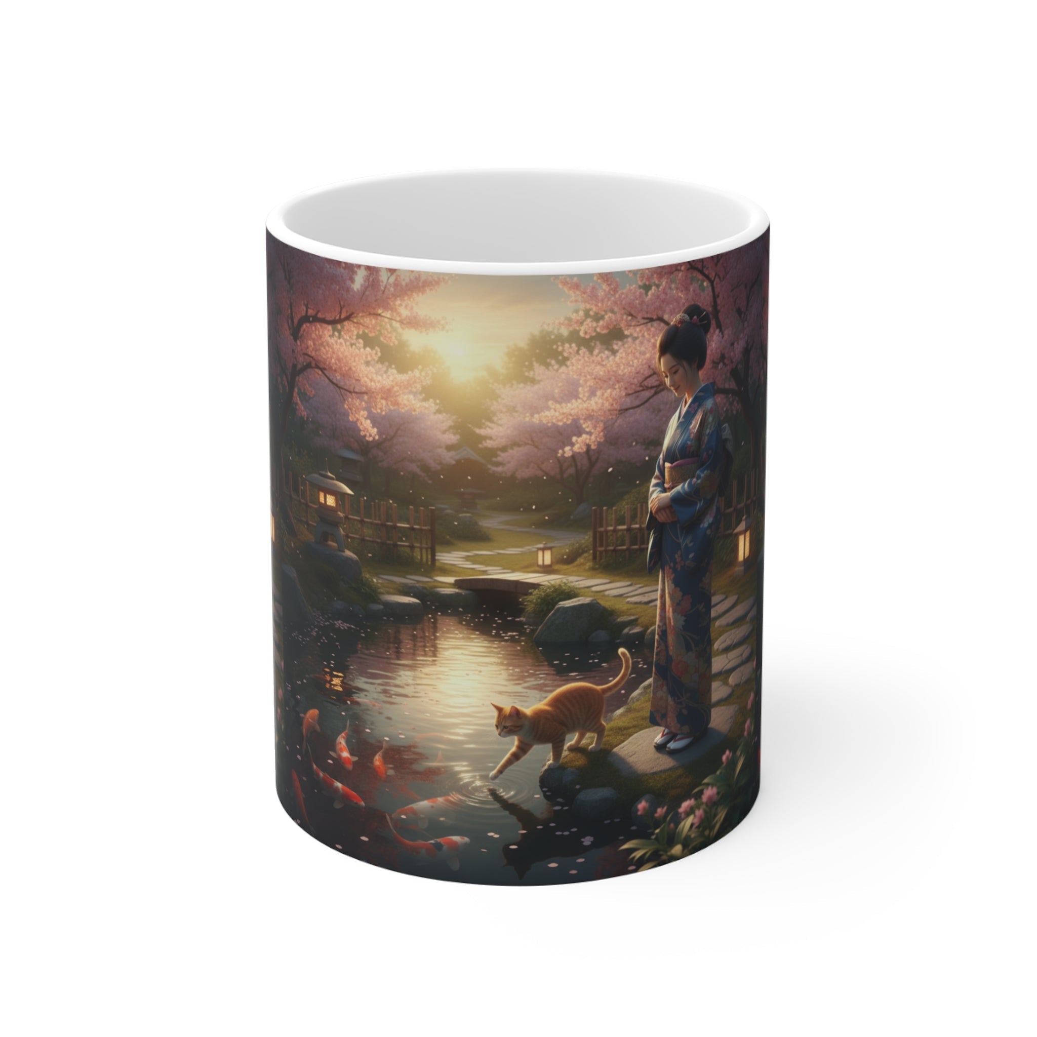 Japanese Garden Mug - AI Market Visuals Mug